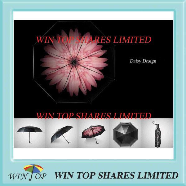 Buy UV protection pink daisy design Umbrella at wholesale prices