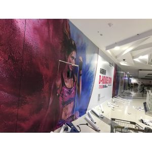 Advertising Outdoor Wall Poster For GYM Opening Promotion Easy To Tear Off