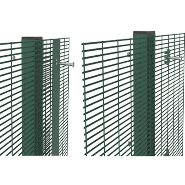 Profence Steel Welded Wire Mesh Fencing With Round Post And Green Color