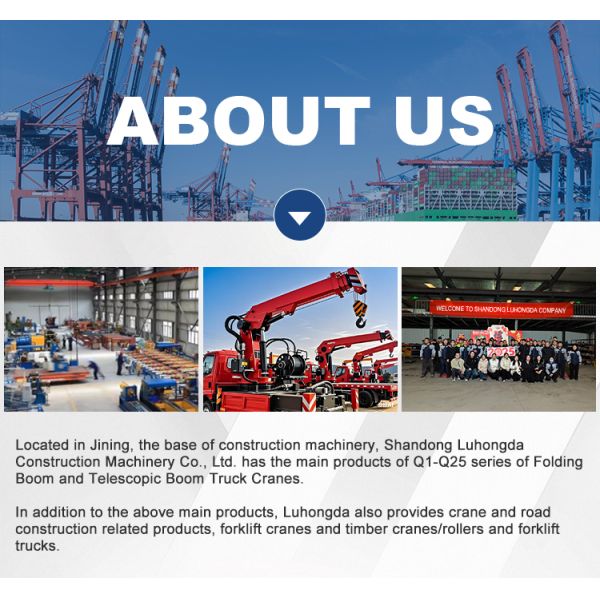 Small 1ton Remote Control Truck Crane Folding Boom Lift Machine with High Visibility Crane Pickup