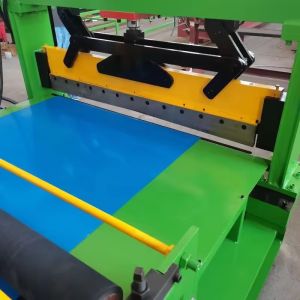 Automatically PLC Control 0.8mm Galvanized Steel Coil Slitting Machine Cut To