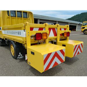 Traffic Yellow Rustproof Truck Mounted Crash Attenuator