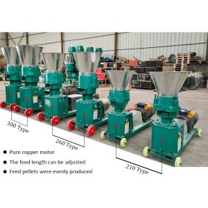 Animal Poultry Fish Feed Making Machine / Wood Pellet Making Machine