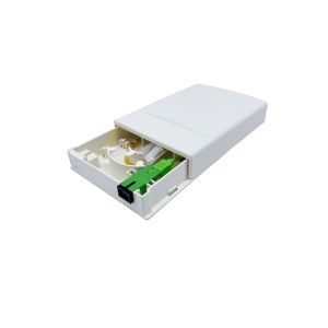 China 1 Core Optical Socket Termination Box ABS Fiber To The Home Wall Installation With SC adapter on sale China 1 Core Optical Socket Termination Box ABS Fiber To The Home Wall Installation With SC adapter on sale