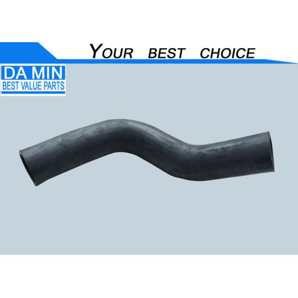 FVR Radiator Water Inlet Hose / ISUZU FVR Parts 1214376480 Black Rubber Woven Fabric Inside
