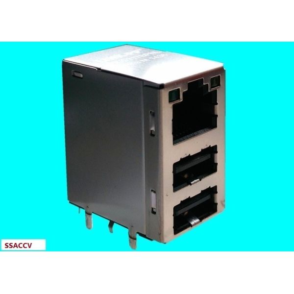 Buy JFM24U1x-21U6 | LPJU5016B0NL RJ45 Modular Jack Over Stacked USB at wholesale prices