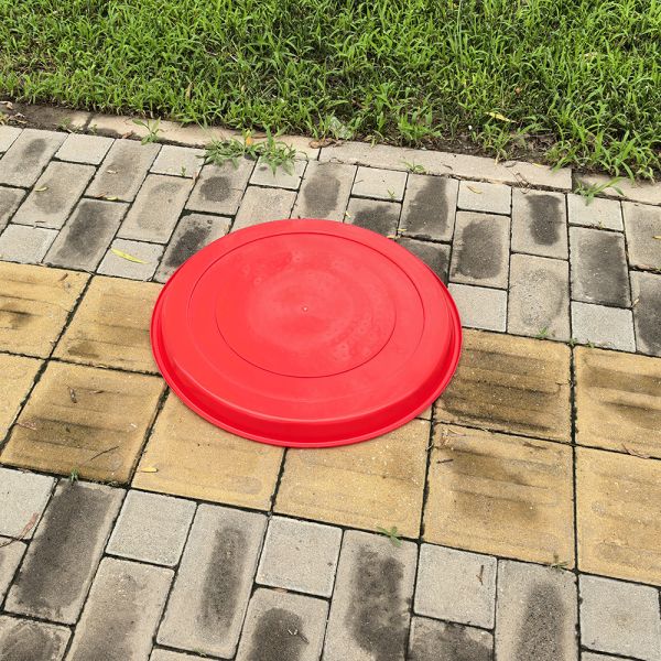 Lightweight Plastic Breeding Tools Hen Feeder Tray Chicken Cleaning And