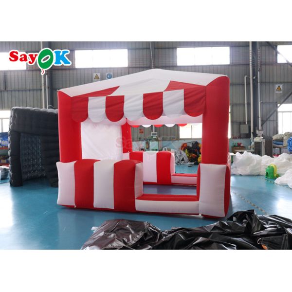 PVC Tarpaulin Inflatable Concession Booth Inflatable Kiosk Carnival Treat Shop
