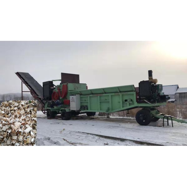 Mobile Wood Chipper/Crusher Machine,Composite Industrial wood chipper for
