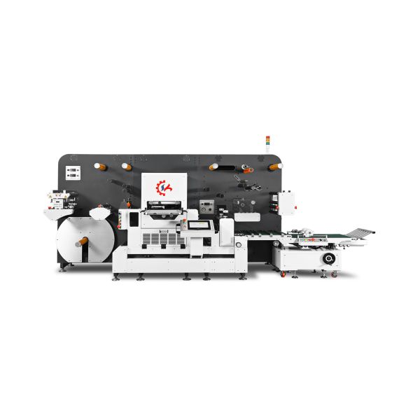 VAN-360R automatic label roll to roll rotary high speed high precision die cutting machine finishing solution