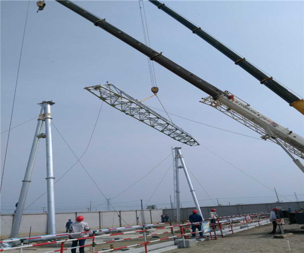 220KV Overhead Transmission Electrical Power Pole