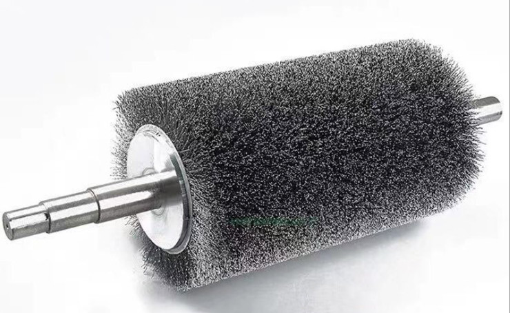 China Large Supply Of Various Industrial Brushes Abrasive Wire Brush Roller Polishing Brush Roller on sale