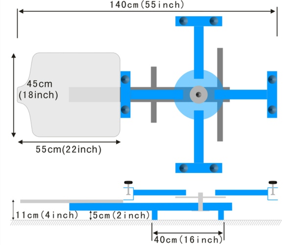 Manual 4 Color Screen Printing Press