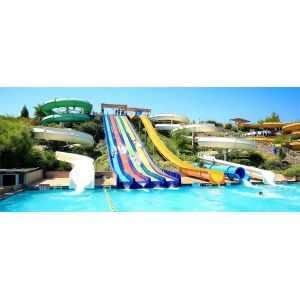 Water Park Swimming Pool Attraction Kids Play Fiberglass Water Slide