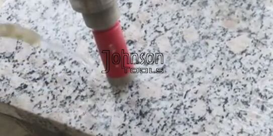 8mm Silver Welded Diamond Core Drill Bits With 3 / 8 Inch Shaft