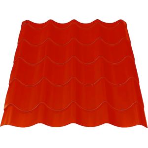 China Bottom 5U 7U 0.2mm Thickness Steel Roofing Sheets on sale