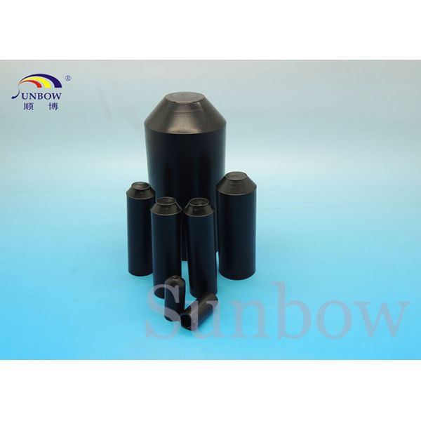 Buy Cable Securing Polyolefin Heat Shrink End Caps With Glue Inside at wholesale prices