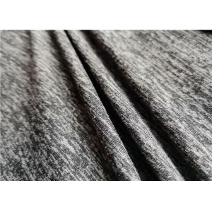 Cation Recycle Polyester Spandex Fabric Melange Single Jersey Material