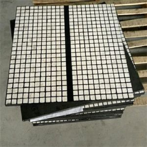 Mining Cement Alumina Ceramic Liner Hex Square Rubber Ceramic Wear Liners