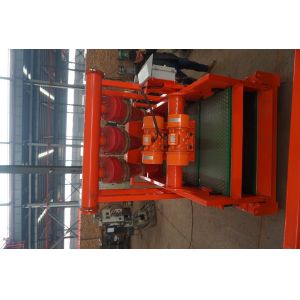 Bentonite Hydrocyclone Oil Gas Mud Desander With Bottom Shaker