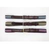 One Side Striped Webbing Belt , Polyster Adjustable Webbing Belt 123g for sale