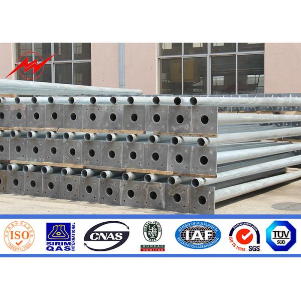 Buy 10m ISO Certificate Q235 Street Light Poles Hot Dip Galvanization at wholesale prices