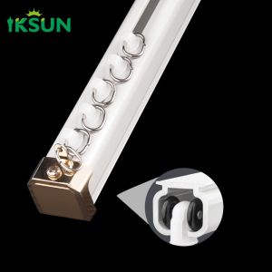 6063 Aluminium Curtain Rails Window Curtain Track Accessories