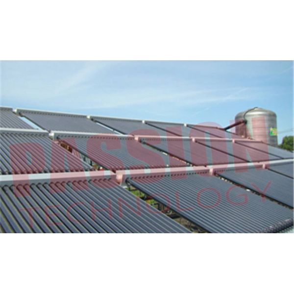Buy 100 Tubes Evacuated Solar Collector Open Loop Circulation Room Hot Water Heating at wholesale prices
