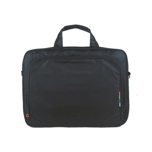 Black Nylon Business Computer Bag , Mens Laptop Briefcase 16 inch Computer Bag