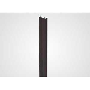 6061 Powder Coated Aluminium Extrusions Column Threading Aluminum Profile