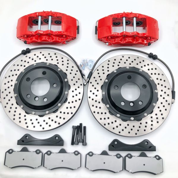 Non Floating Red 6 Pot Brake Kit With 362*32mm Front Disc Brake Kit