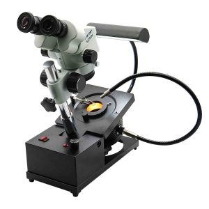 Quality F15 Binocular lens Jewelry Gem Microscope with Continuous Variable Magnification R1S-15 for sale