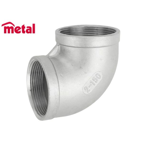 Buy 2000# 90D Threaded Elbow Fittings A304 Stainless Steel Pipe Fittings High Performance at wholesale prices