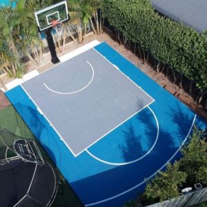 Quality TPE Interlocking Basketball Court Tiles - Durable Anti-Slip Surface for sale