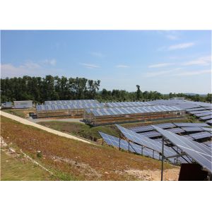 Roof Mounted Greenhouse Solar System Photovoltaic Power Plants Agricultural