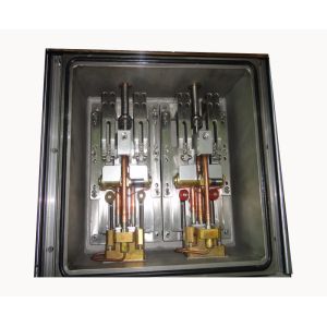 Four Vacuum Chambers Helium Leak Testing Equipment For Small Four - Way Valve