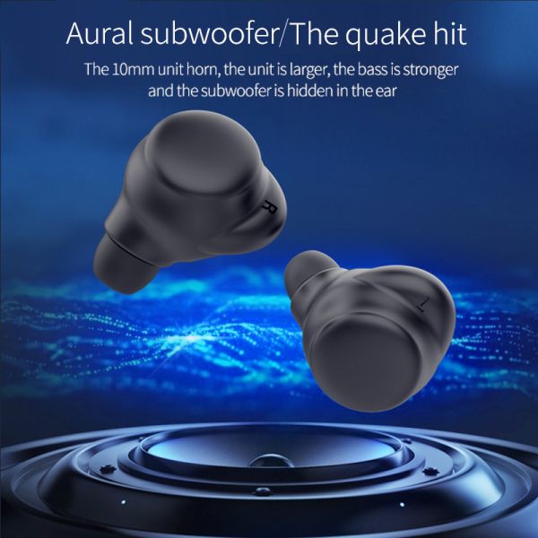 Hestia Bluetooth 5.0 Wireless Earphone Tws Sport Headphones Handsfree Ear Phones Earbuds Headset Earbud Earphones Case for Phone