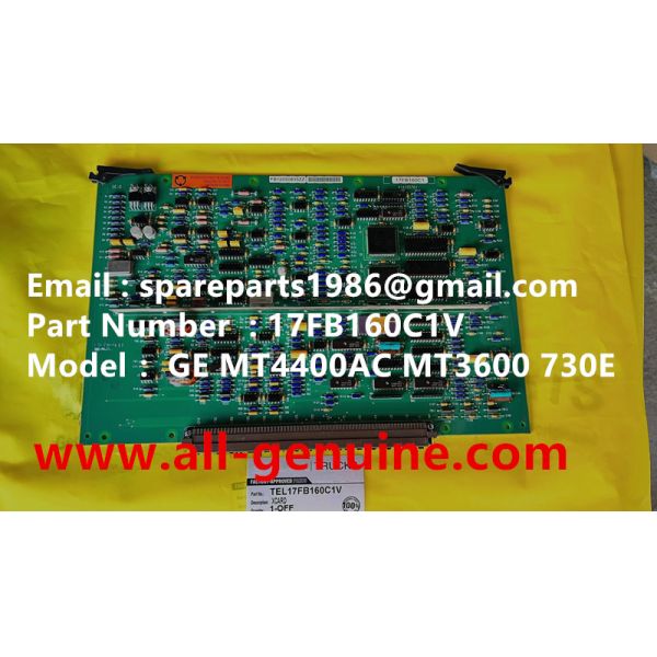 17FB160C1V CARD GE TEREX UNIT RIG BUCYRUS MT4400AC MT5500 MT3600 NTE240 NTE260 NHL DUMP TRUCK HAULER MINING