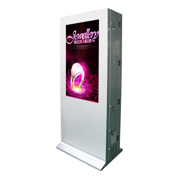Wireless Wifi Stand Alone Digital Signage With Air - Conditioner , Floor