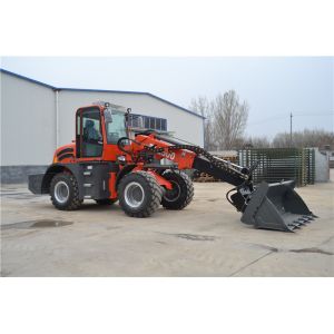 WY2500 earth machinerey telescopic loader with 4 in 1 bucket