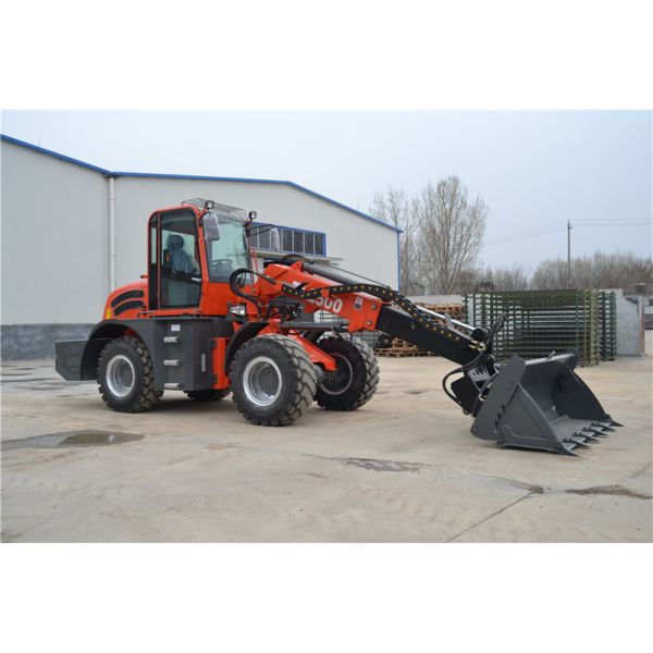 Buy WY2500 farm machinery telescopic extended wheel loader with 4 in 1 bucket at wholesale prices