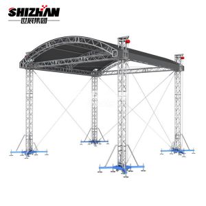 Outdoor Semi Circle Aluminum Lighting Truss 290x290mm