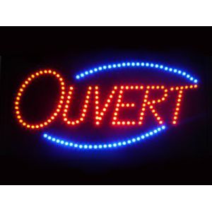 560x330mm ABS frame customised led store sign