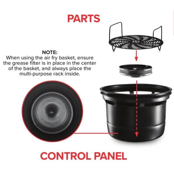 2 In 1 Nonstick Electric Pressure Cooker With Fryer Commercial Cooking Appliances