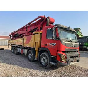 SYM5538THB Sany Concrete Pump Truck Used Mounted On Volvo Chassis