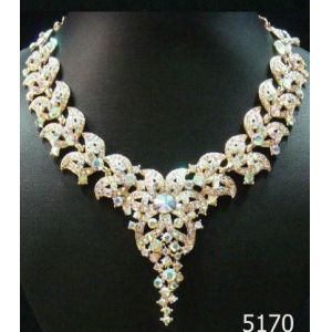 Popular quality elegance jewelry for women, antique bronze necklace