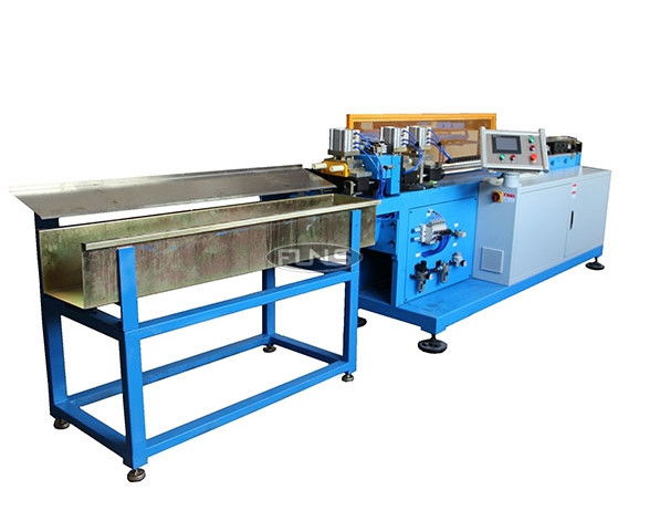 2 Coils Copper Tube Straightening Cutting Machine CNC Hydraulic