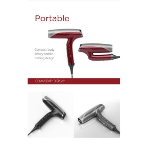 Household Travel 1800W Hair Blow Dryer Lightweight Professional Powerful