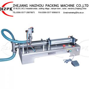 China 304 Stainless Steel Semi Automatic Liquid Filling Machine , Small Liquid Filling Machine on sale