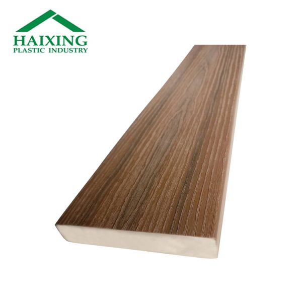 Wood Grains Texture Outdoor Solid Waterproof Pvc /Wpc Composite Decks Floorings
